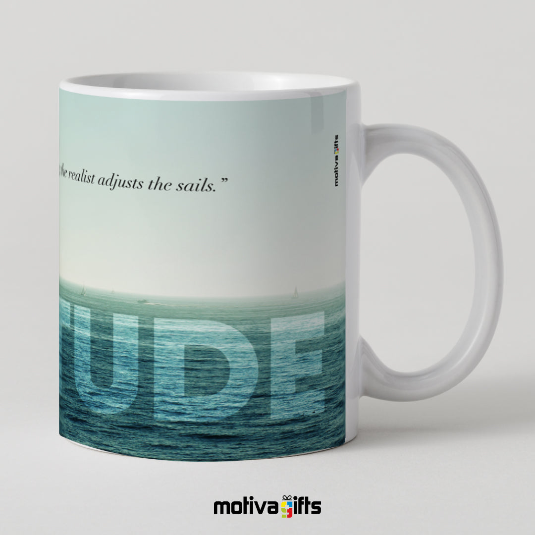 William Arthur Ward Attitude Quote Inspiration Mug, right side, wraparound design