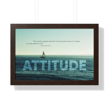 William Arthur Ward Attitude Quote Wall Art