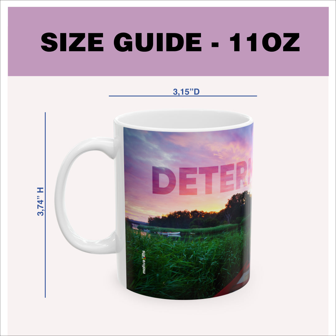 Size guide - 11 oz mug - 3.74H x3.15D