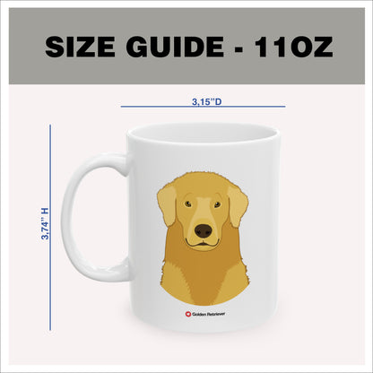 Mug 11oz Size Guide 3.74 H x 3.15 D