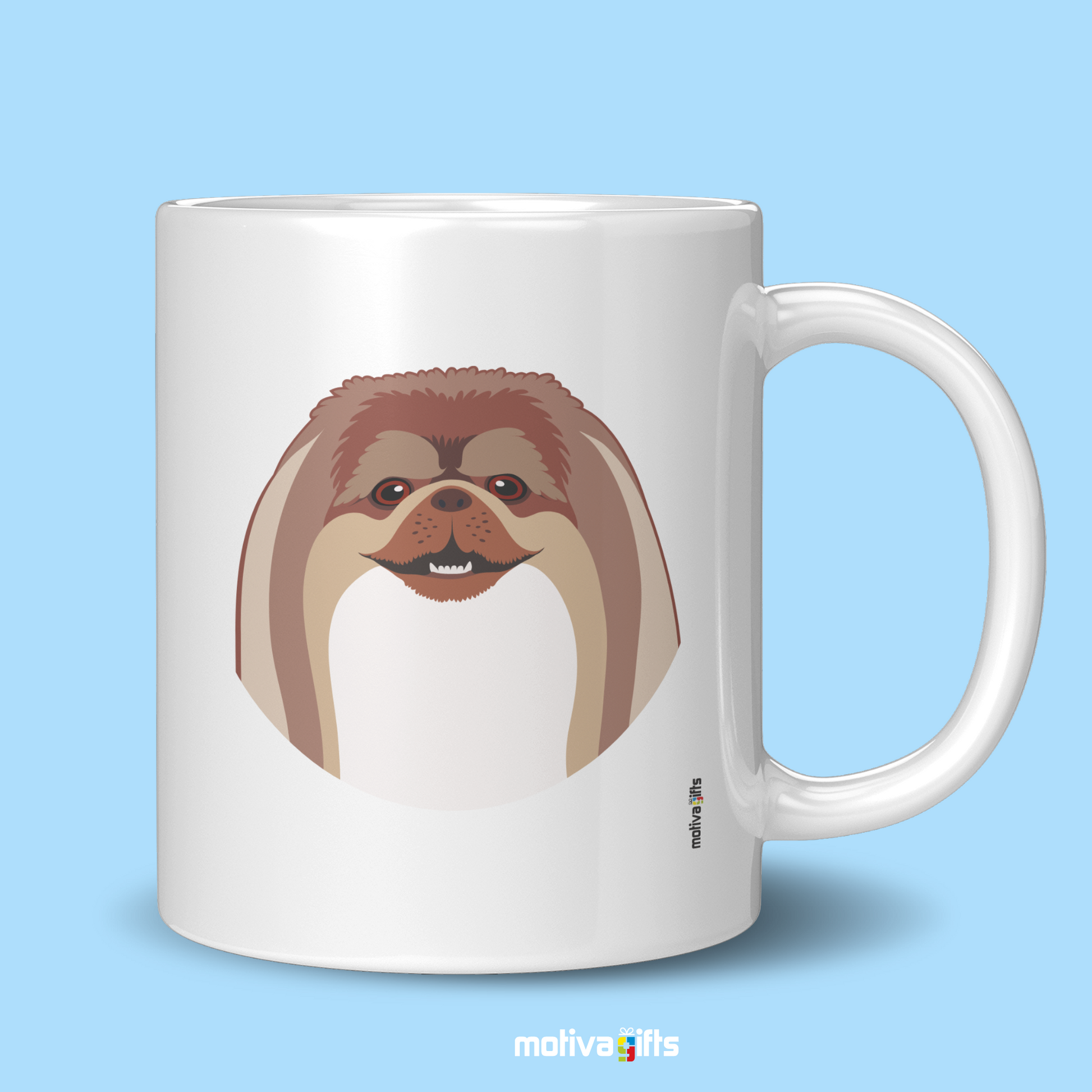 Discover the Love Dog Collection at Motiva Gifts - Featuring a  Pekingese design, 11 oz Ceramic Mug. Our white ceramic mug is perfect for both hot and cold beverages, and it is dishwasher, microwave safe. Available at Motiva Gifts - Shop Now!