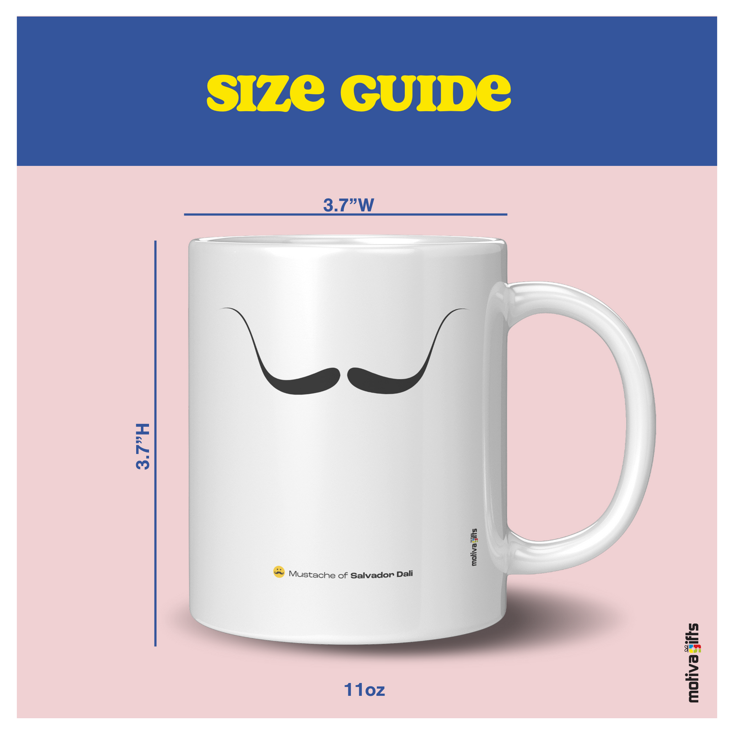 Mug Size guide 11 oz 3.7x3.7