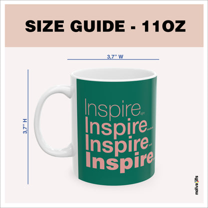 Size guide - 11 oz mug - 3.7 x3.7