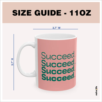 Size guide - 11 oz mug - 3.7 x3.7