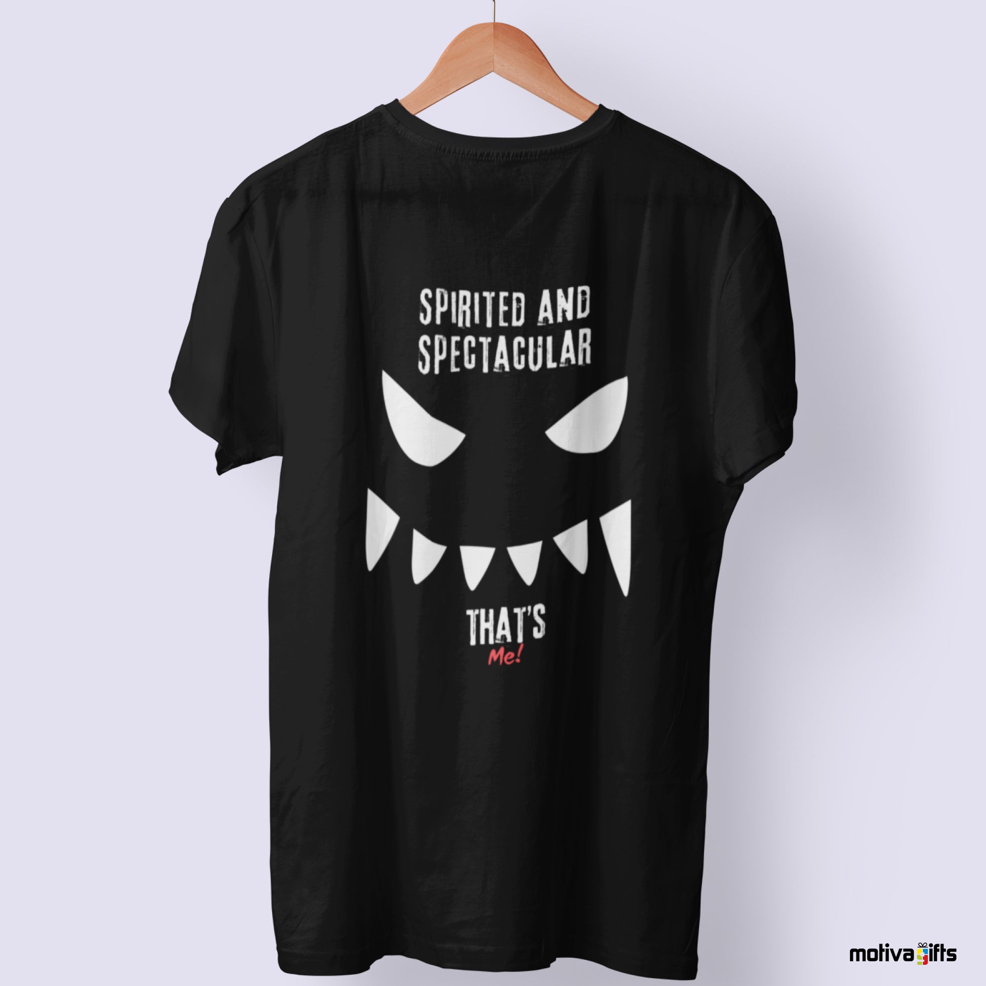 Spirited and Spectacular It's Me Unisex Crewneck Tshirt_Black_Front_Motiva Gifts 