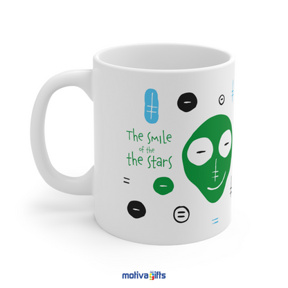 Smile of the Stars Mug - Left view - Motiva Gifts