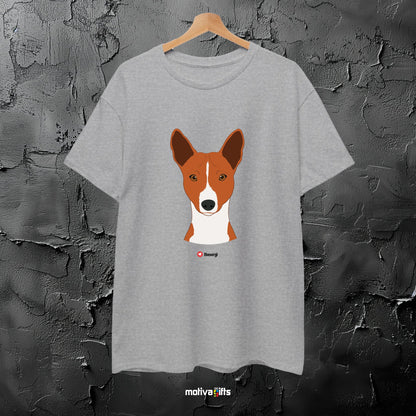 Basenji Tshirt Love Dogs T - Shirt - #product_colour# #product_position# Motiva Gifts