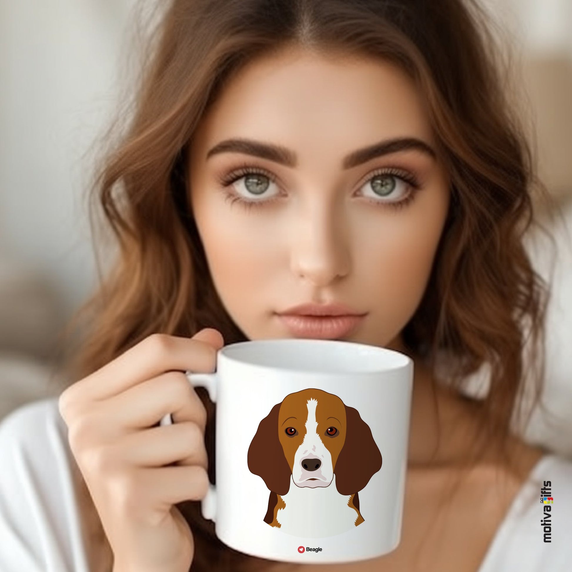 Beagle Mug Mug - #product_colour# #product_position# Motiva Gifts