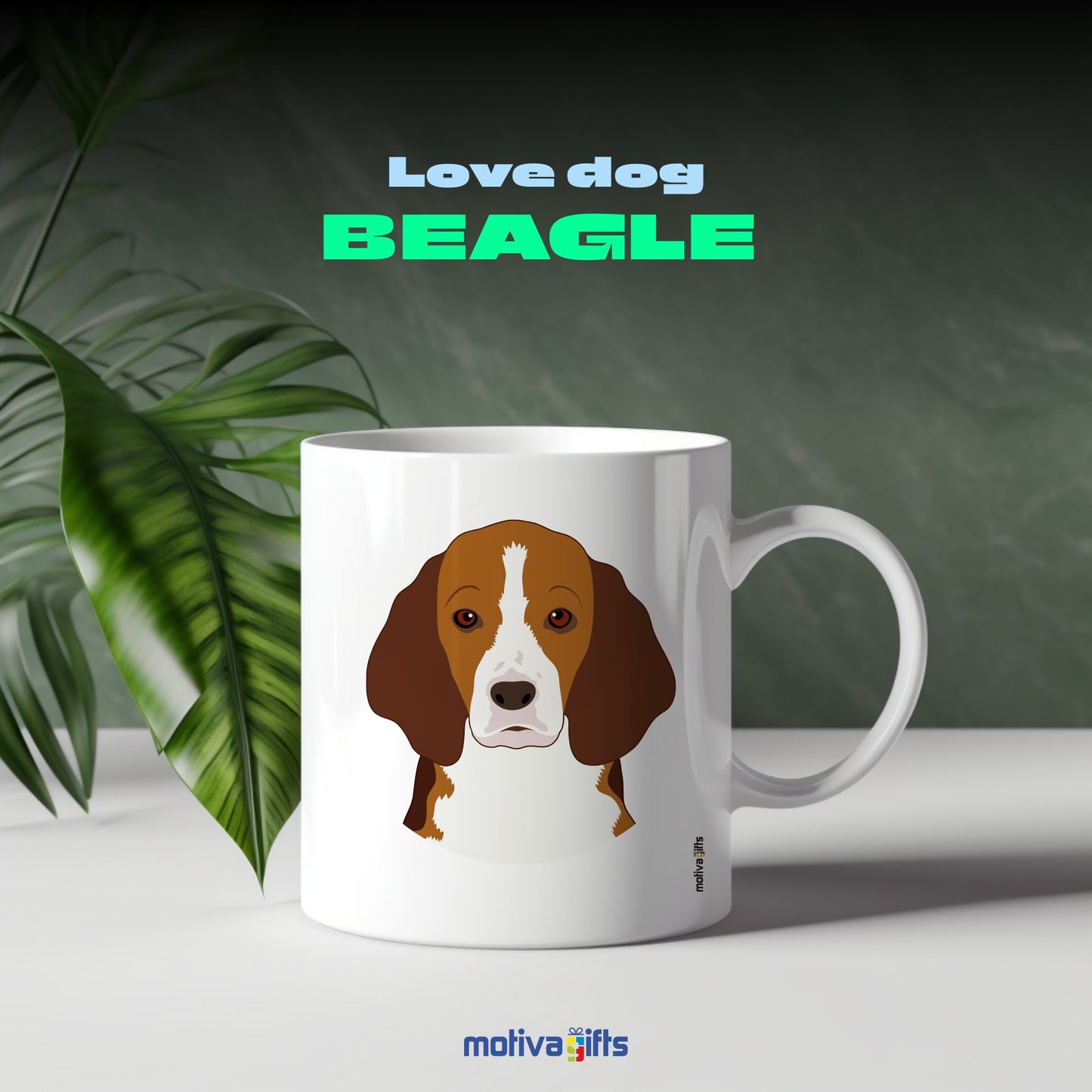 Beagle Mug Mug - #product_colour# #product_position# Motiva Gifts