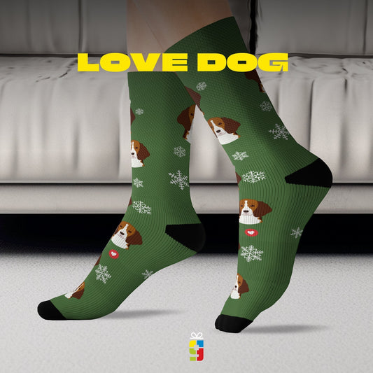 Beagle Socks Socks - #product_colour# #product_position# Motiva Gifts