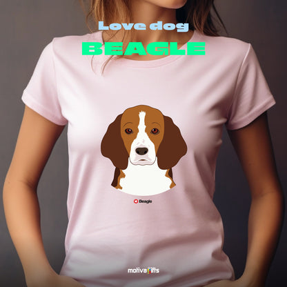 Beagle Tshirt Love Dogs T - Shirt - #product_colour# #product_position# Motiva Gifts