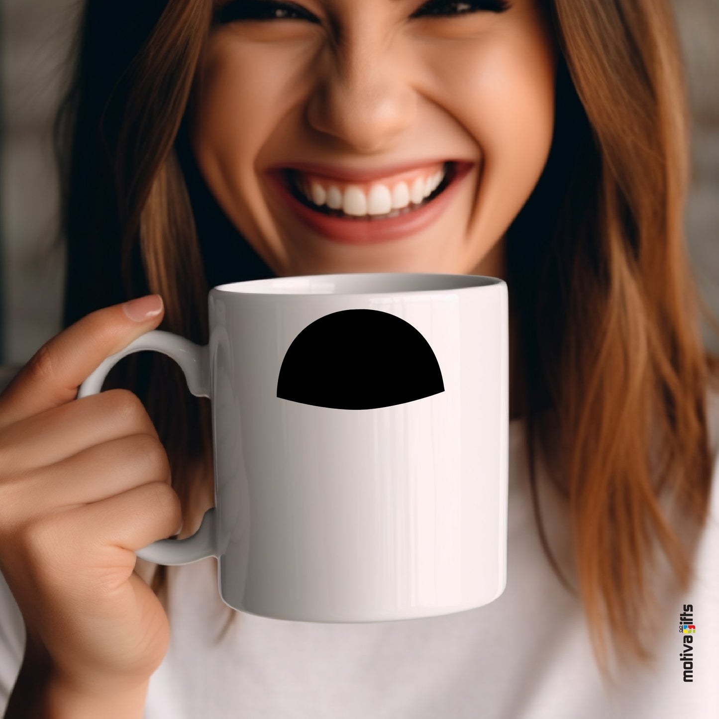 Charlie Chaplin Mustache Coffee Mug Mug - #product_colour# #product_position# Motiva Gifts