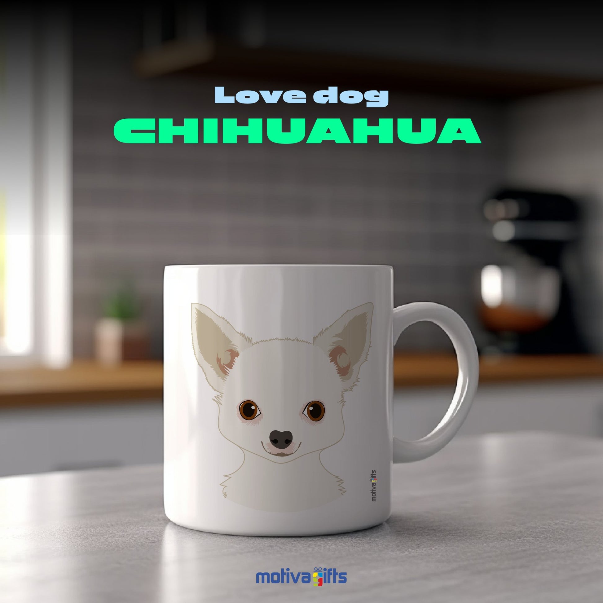 Chihuahua Coffee Mug Mug - #product_colour# #product_position# Motiva Gifts