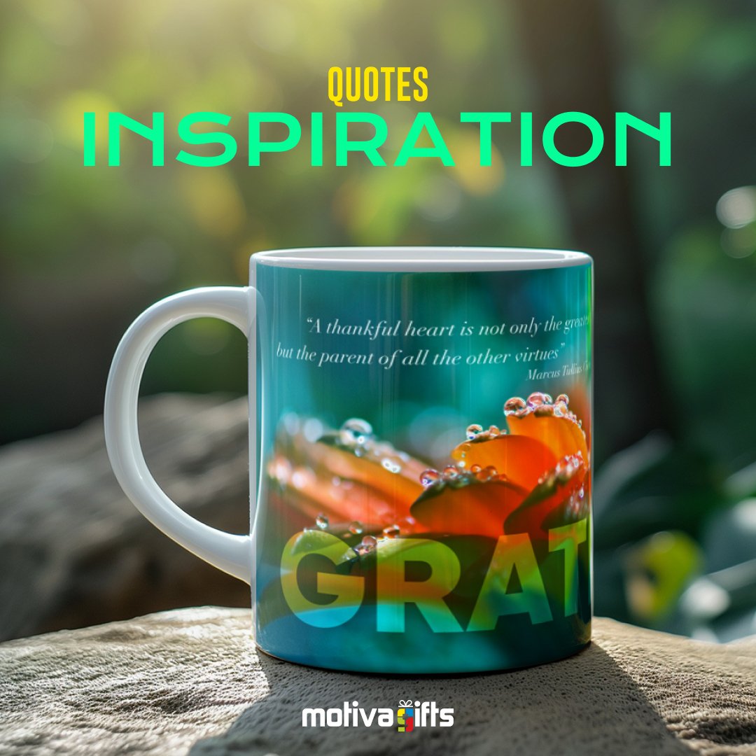 Cicero Gratitude Quote Inspiration Mug Mug - #product_colour# #product_position# Motiva Gifts