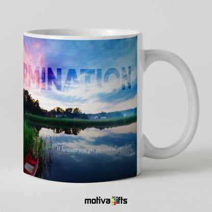 Confucius Determination Quote Inspiration Mug Mug - #product_colour# #product_position# Motiva Gifts