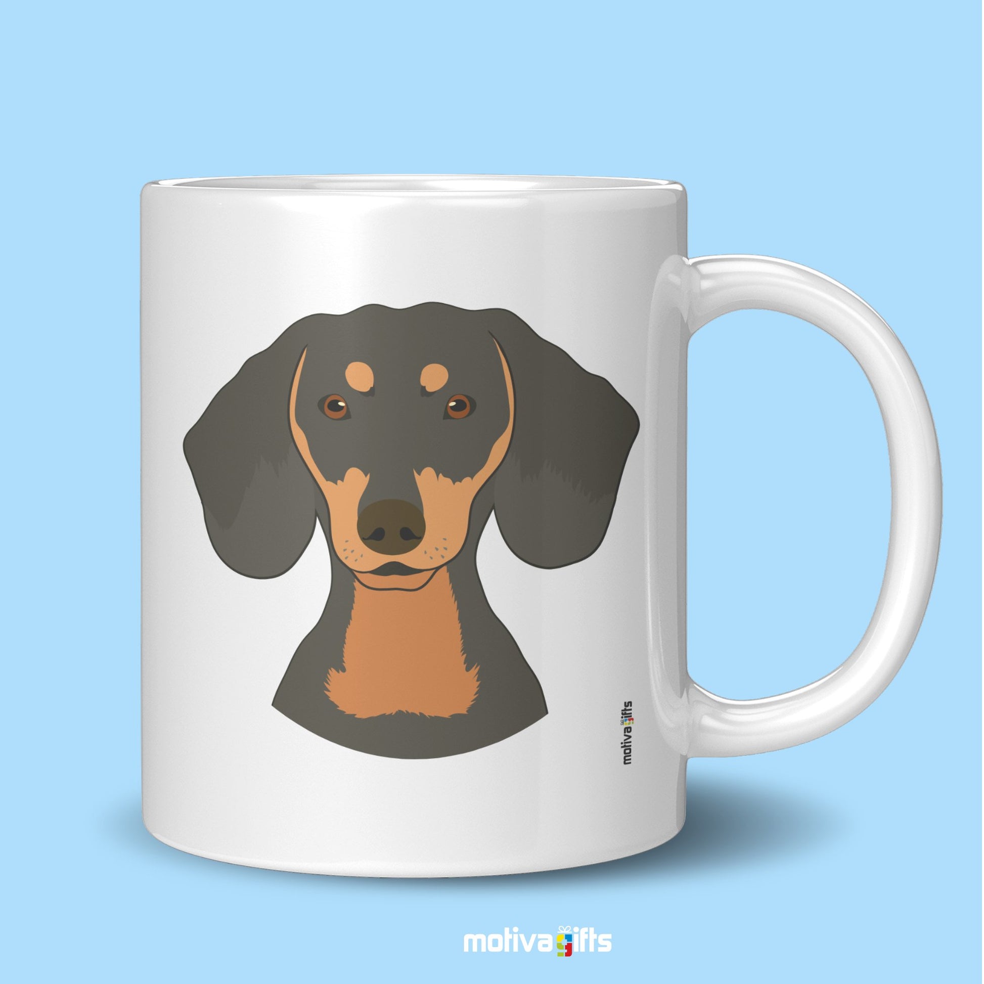 Dachshund Coffee Mug Mug - #product_colour# #product_position# Motiva Gifts