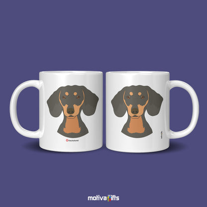 Dachshund Coffee Mug Mug - #product_colour# #product_position# Motiva Gifts