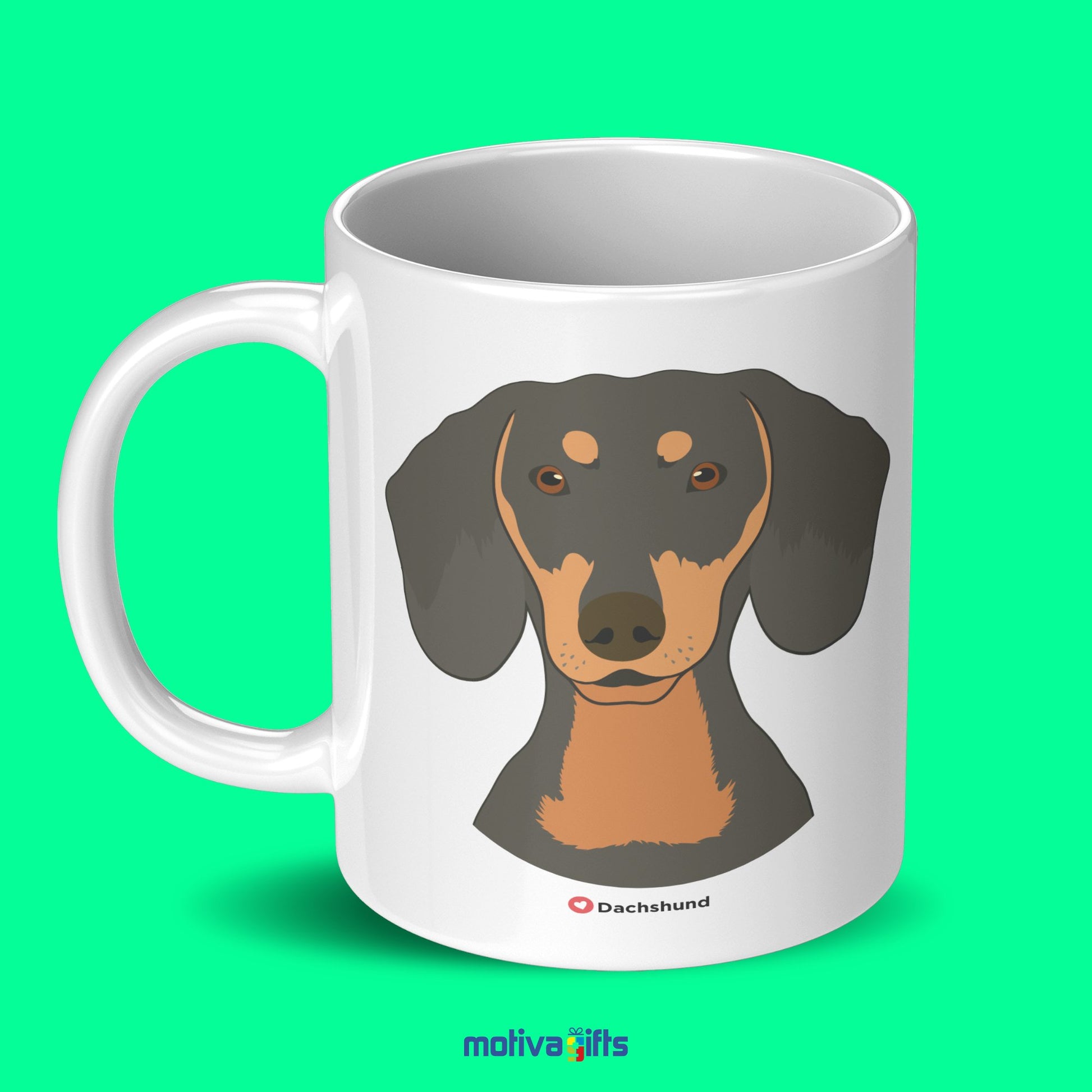 Dachshund Coffee Mug Mug - #product_colour# #product_position# Motiva Gifts