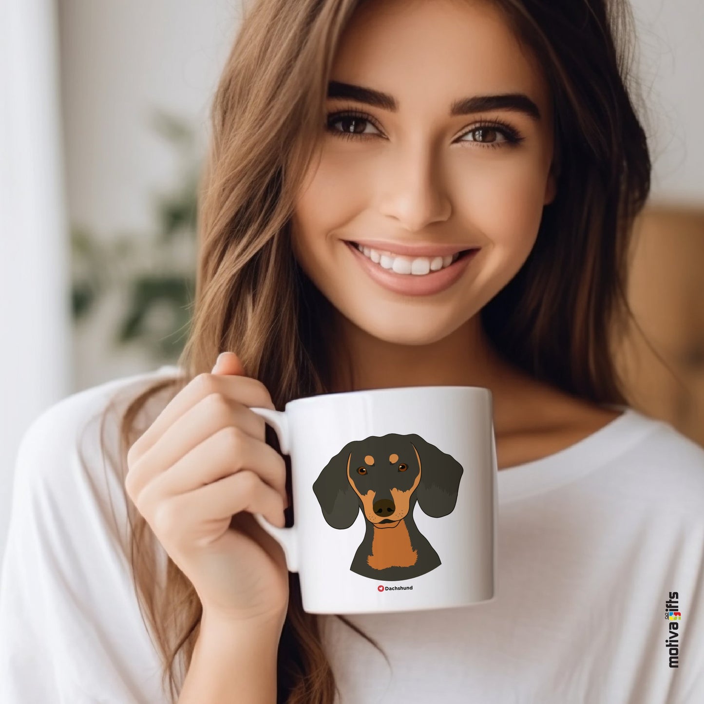 Dachshund Coffee Mug Mug - #product_colour# #product_position# Motiva Gifts