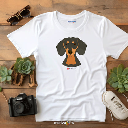 Dachshund Tshirt Love Dogs T - Shirt - #product_colour# #product_position# Motiva Gifts