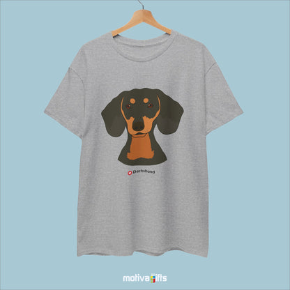 Dachshund Tshirt Love Dogs T - Shirt - #product_colour# #product_position# Motiva Gifts