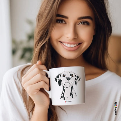 Dalmatian Coffee Mug Mug - #product_colour# #product_position# Motiva Gifts