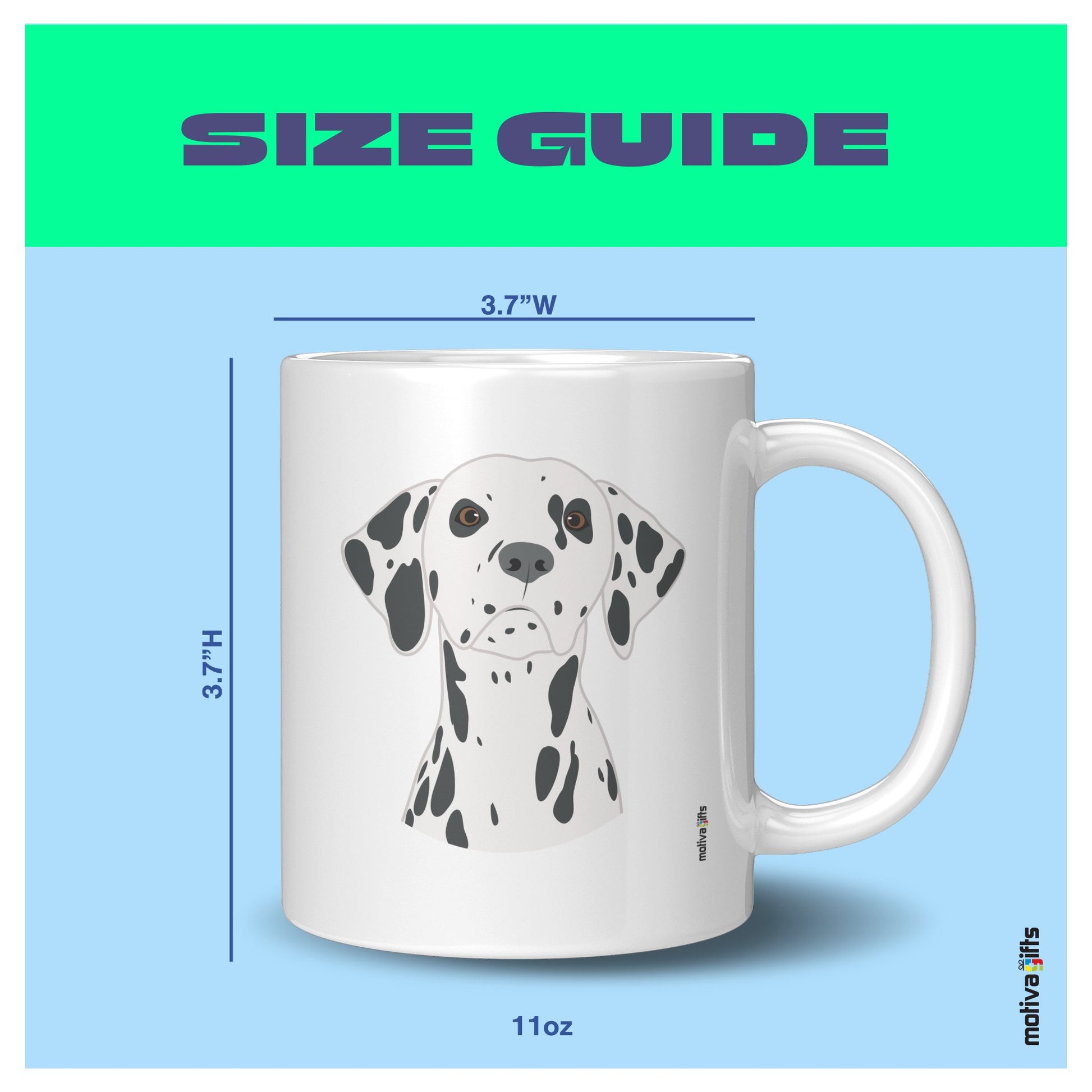 Dalmatian Coffee Mug Mug - #product_colour# #product_position# Motiva Gifts