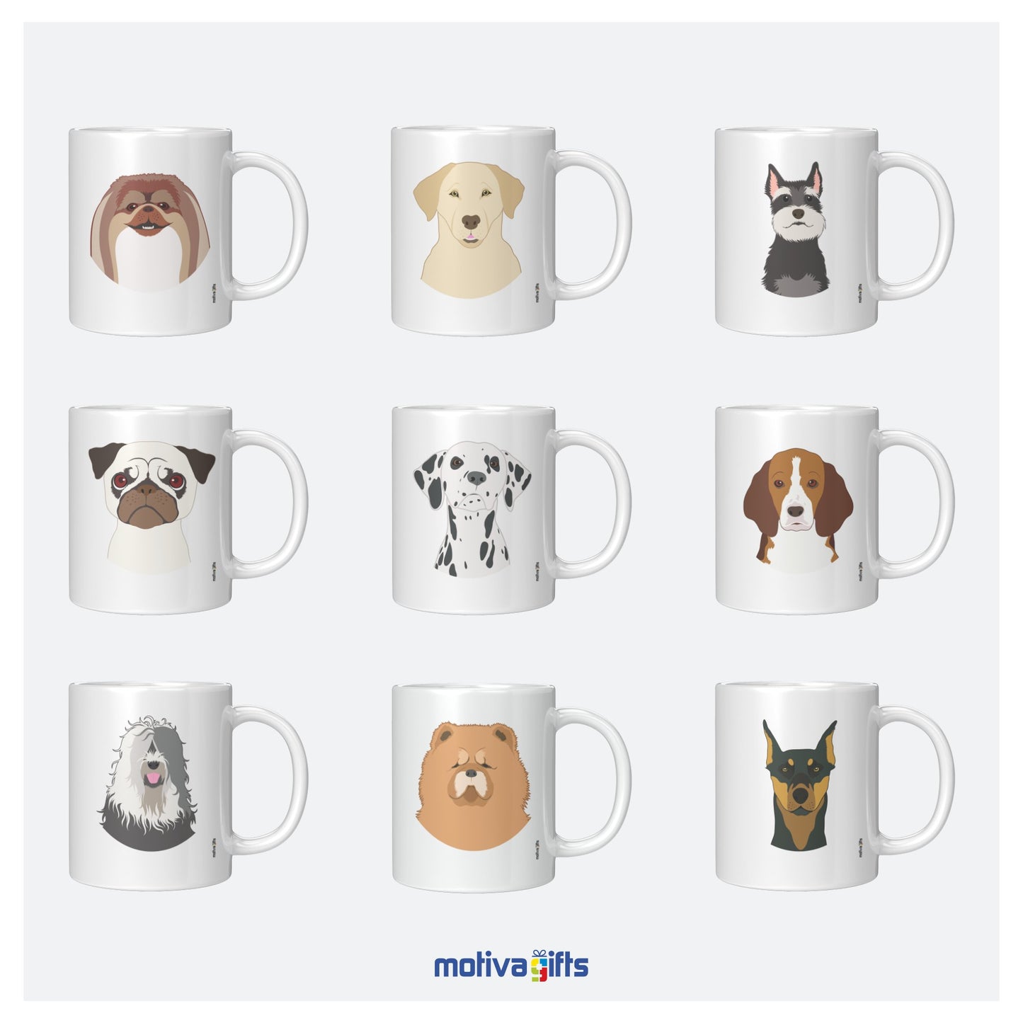 Dalmatian Coffee Mug Mug - #product_colour# #product_position# Motiva Gifts