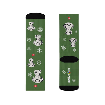 Dalmatian Socks All Over Prints - #product_colour# #product_position# Motiva Gifts