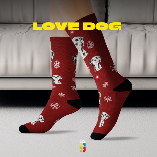 Dalmatian Socks All Over Prints - #product_colour# #product_position# Motiva Gifts