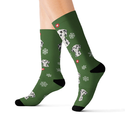 Dalmatian Socks All Over Prints - #product_colour# #product_position# Motiva Gifts