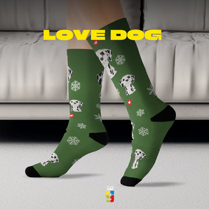 Dalmatian Socks All Over Prints - #product_colour# #product_position# Motiva Gifts