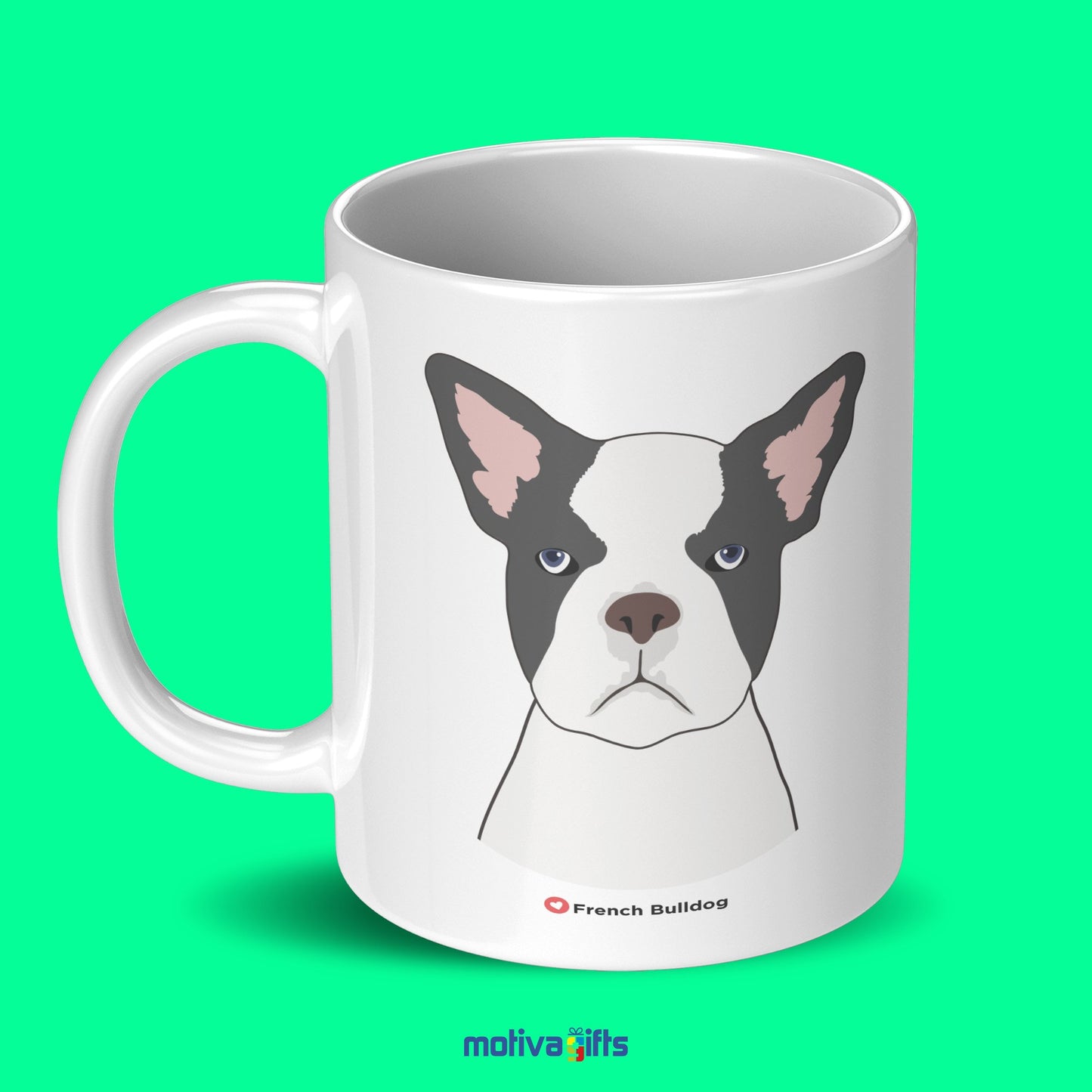 French Bulldog Coffee Mug Mug - #product_colour# #product_position# Motiva Gifts