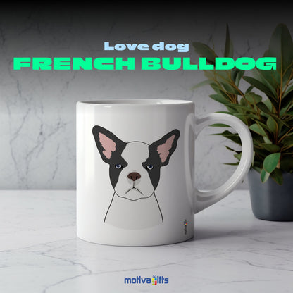 French Bulldog Coffee Mug Mug - #product_colour# #product_position# Motiva Gifts