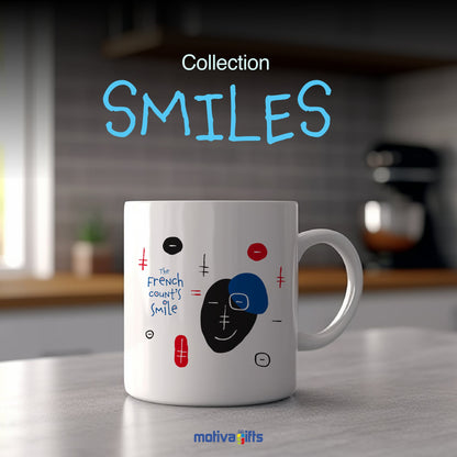 The French Count's Smile Mug - Front View - Motiva Gifts 