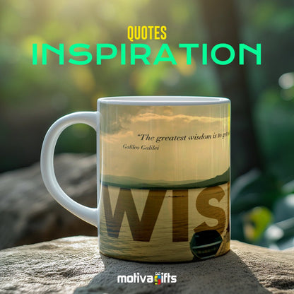 Galileo Galilei Wisdom Quote Inspirational Mug Mug - #product_colour# #product_position# Motiva Gifts