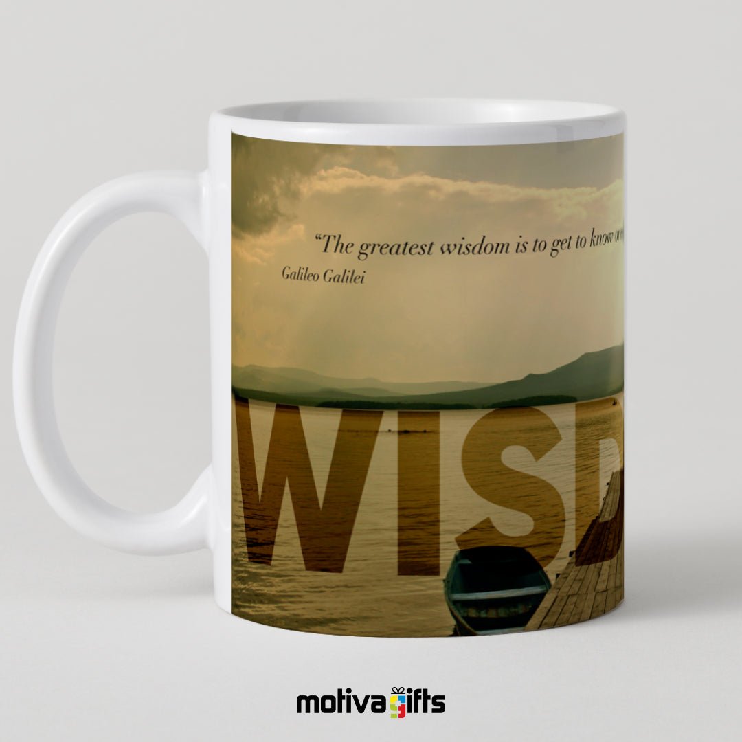 Galileo Galilei Wisdom Quote Inspirational Mug Mug - #product_colour# #product_position# Motiva Gifts