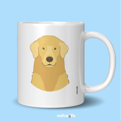 Golden Retriever Coffee Mug Mug - #product_colour# #product_position# Motiva Gifts