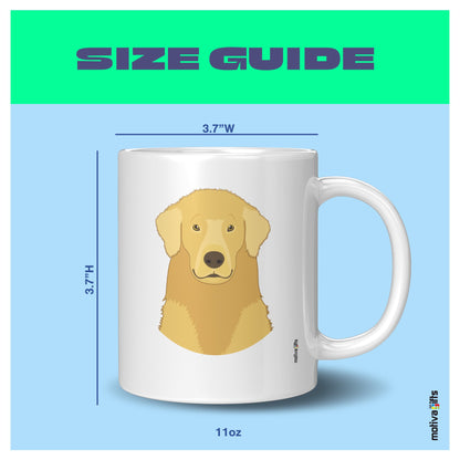 Golden Retriever Coffee Mug Mug - #product_colour# #product_position# Motiva Gifts